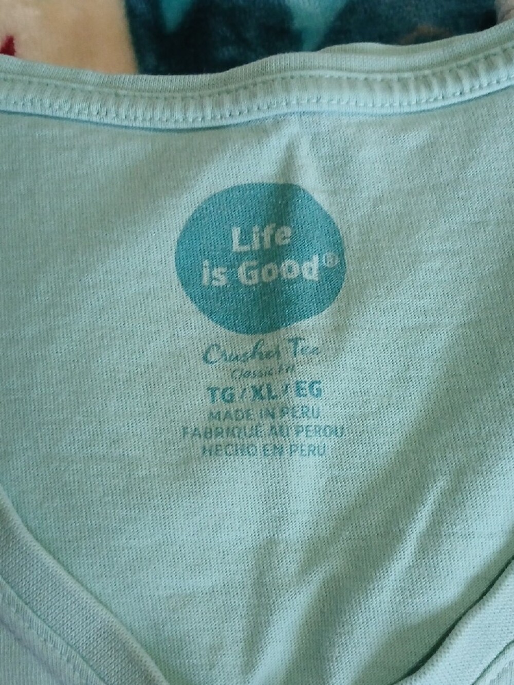 Life Is Good Bundle Women's Tops in Light Blue and Mint - Picture 3 of 8